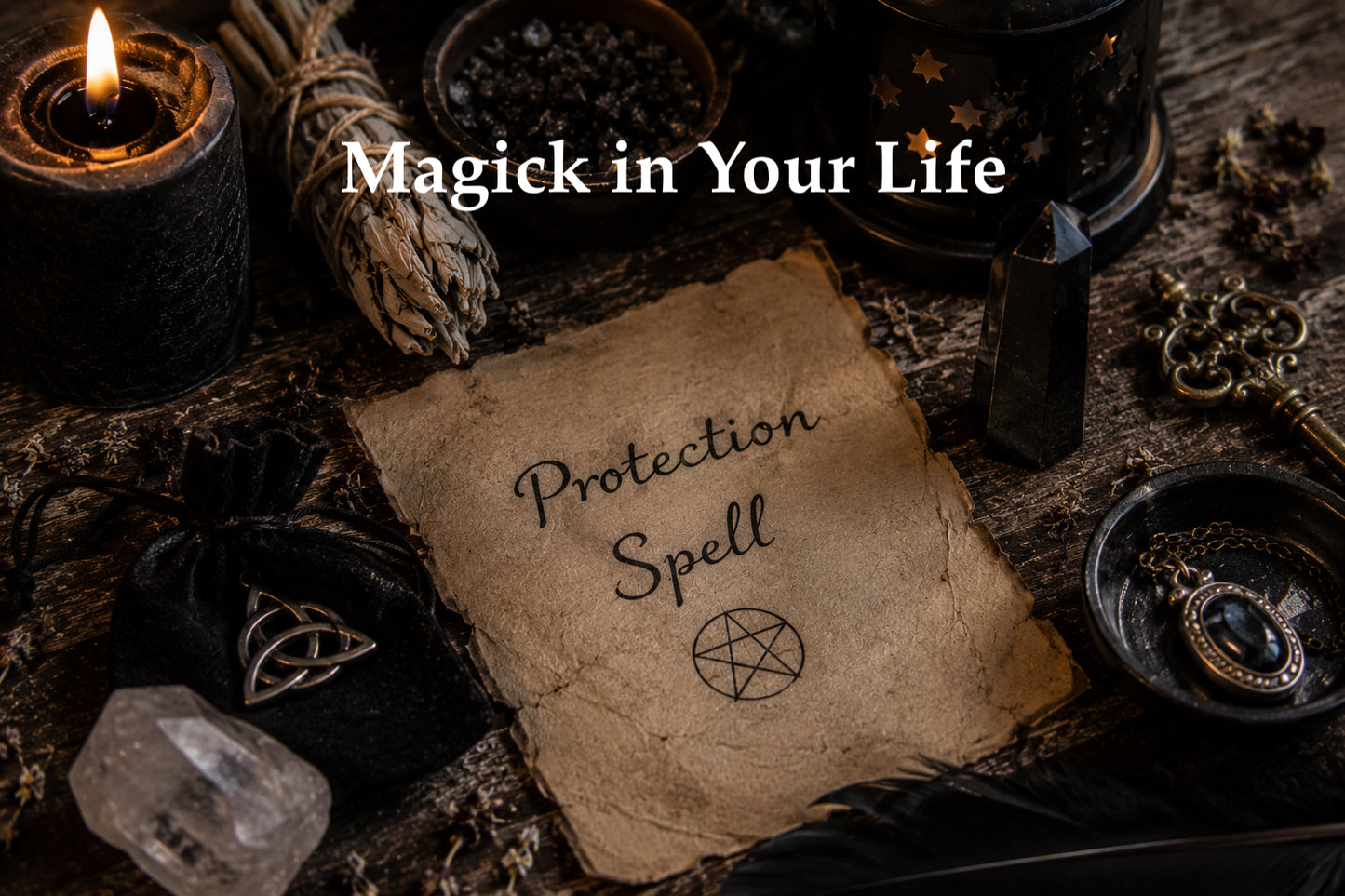 Protection Spell- Powerful Energy Shield for Safety, Peace, and Negative Energy Protection