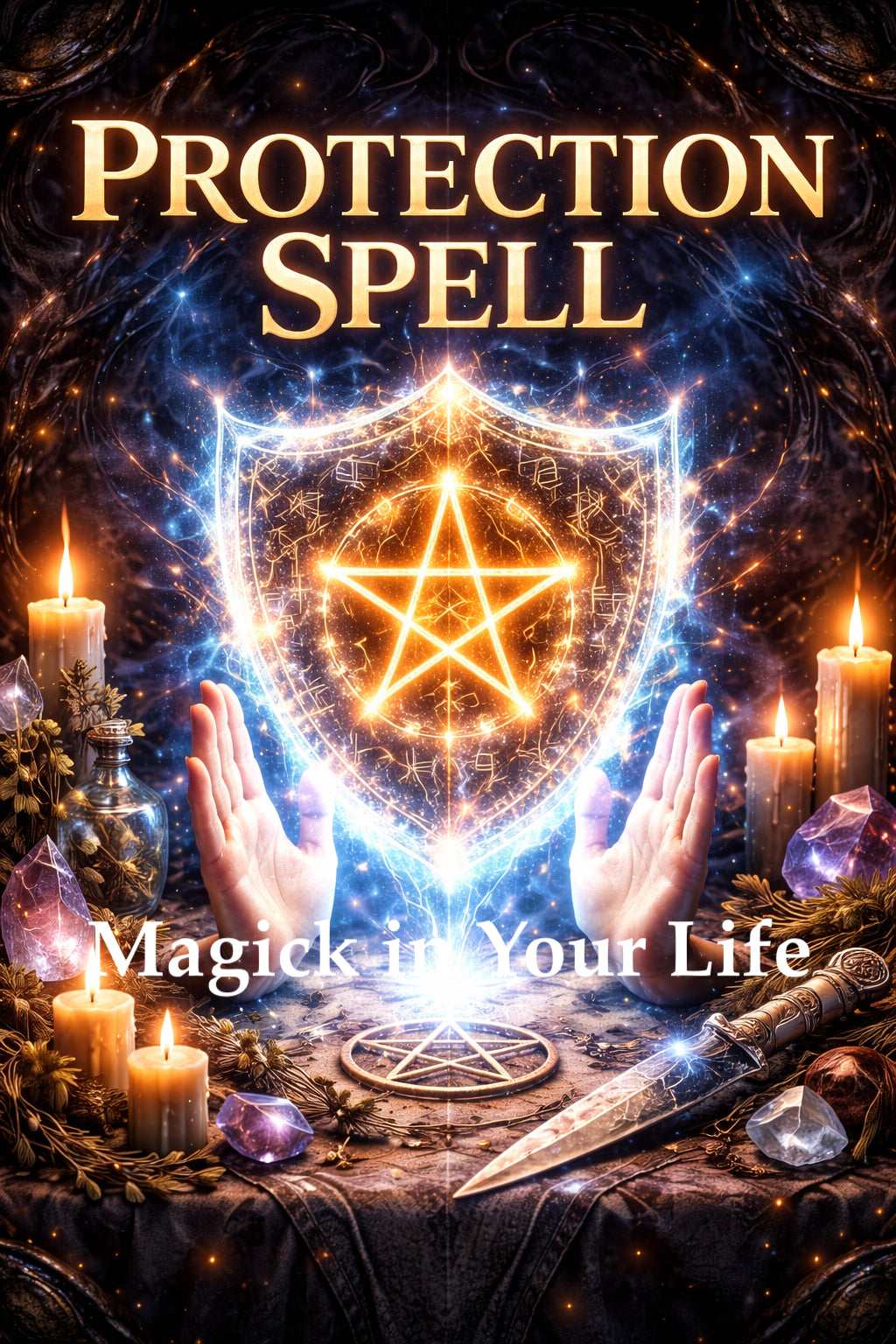 Protection Spell- Powerful Energy Shield for Safety, Peace, and Negative Energy Protection